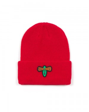 Red Brain Dead Brain Eyes Beanie | AU 1968025-OU