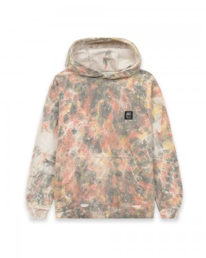 Red Brain Dead Marble Dye Hoodie | AU 1734689-FM