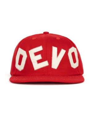 Red Brain Dead X Devo 6 Panel Hat | AU 5176408-ZK