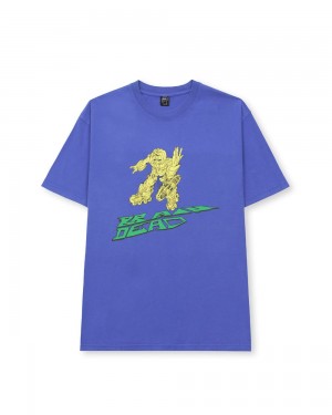 Royal Blue Brain Dead X Them Ghetto Blaster T-Shirt | AU 4860513-AH