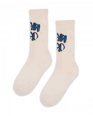 White Brain Dead Bd Stringy Socks | AU 3849657-CE