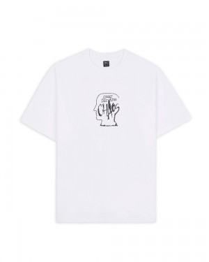 White Brain Dead Equipment Climbing Ram T-Shirt | AU 6045837-RI