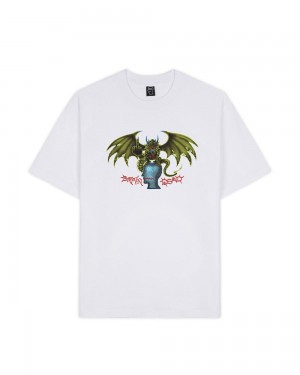 White Brain Dead Final Boss T-Shirt | AU 6183452-BN