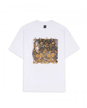 White Brain Dead Monstera T-Shirt | AU 1403728-JL