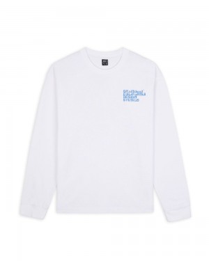 White Brain Dead Permit Everything Long Sleeve T-Shirt | AU 6314052-AU