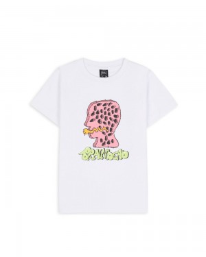 White Brain Dead Worm Hole Kids T-Shirt | AU 0124758-NK