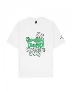 White Brain Dead X Green Day Lightyears T-Shirt | AU 5016234-FX