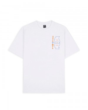 White Brain Dead X Toro Y Moi Organic Time Tee T-Shirt | AU 0359281-MV