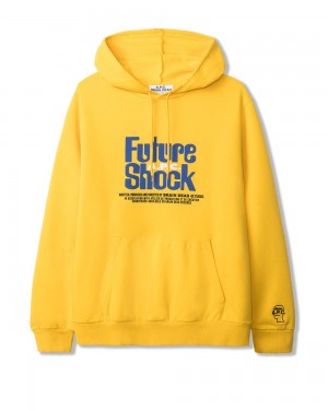 Yellow Brain Dead Spacy Long Sleeve Sweatshirt A.P.C. X Hoodie | AU 7203984-SJ