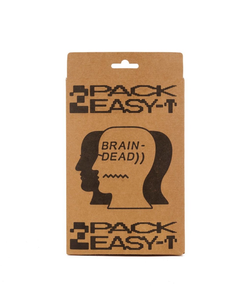 Beige Brain Dead 2 Pack Easy T-Shirt | AU 4036581-OW