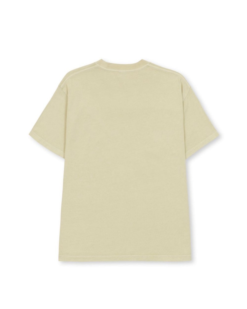 Beige Brain Dead Artificial Life T-Shirt | AU 5482967-OD