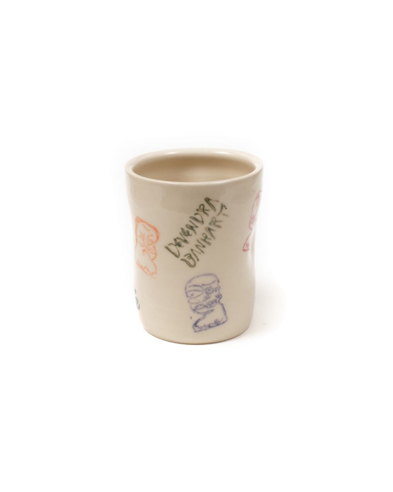 Beige Brain Dead Devendra Banhart X Ceramic Cup Homeware | AU 5978364-SJ