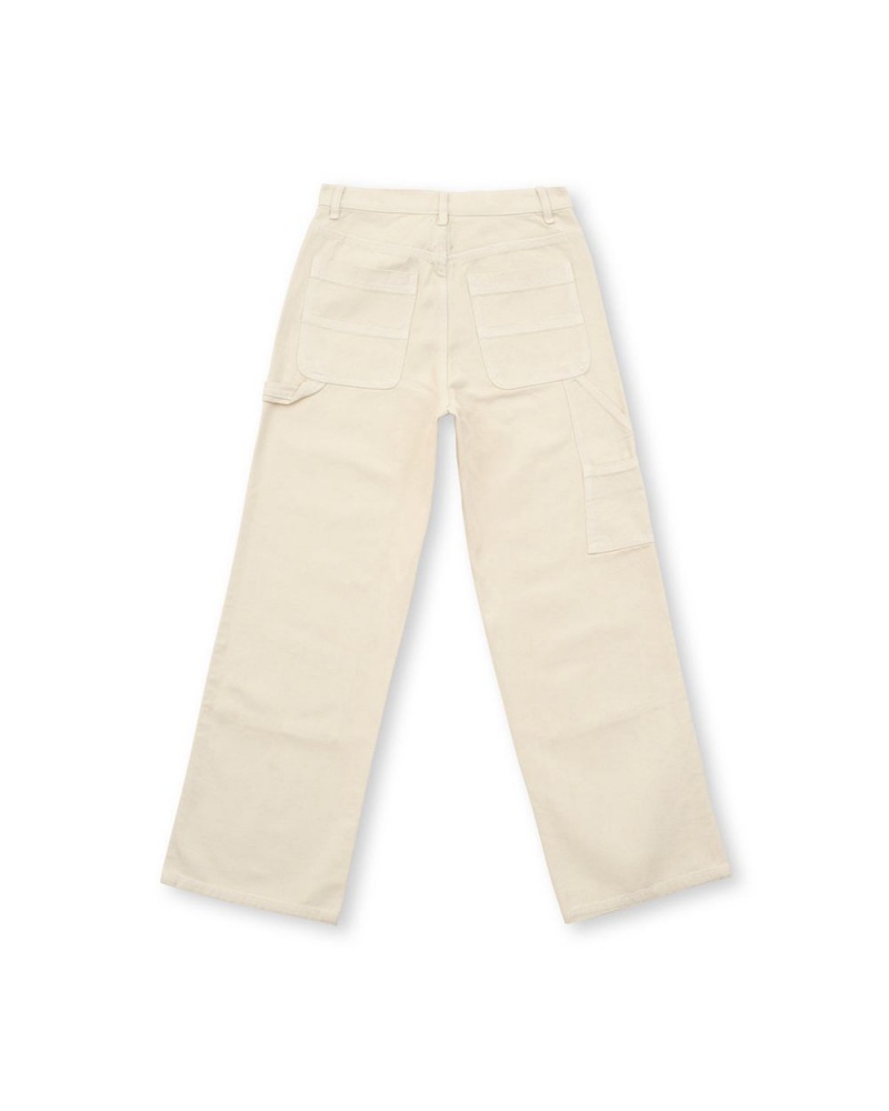 Beige Brain Dead Double Knee Utility Pant | AU 8574091-PW