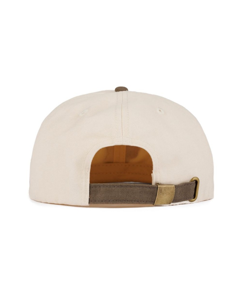 Beige Brain Dead Duck Face 6 Panel Hat | AU 4986152-KB