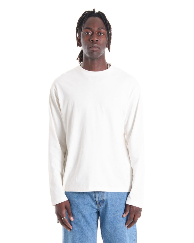 Beige Brain Dead Easy Long Sleeve T-Shirt | AU 9386125-MG