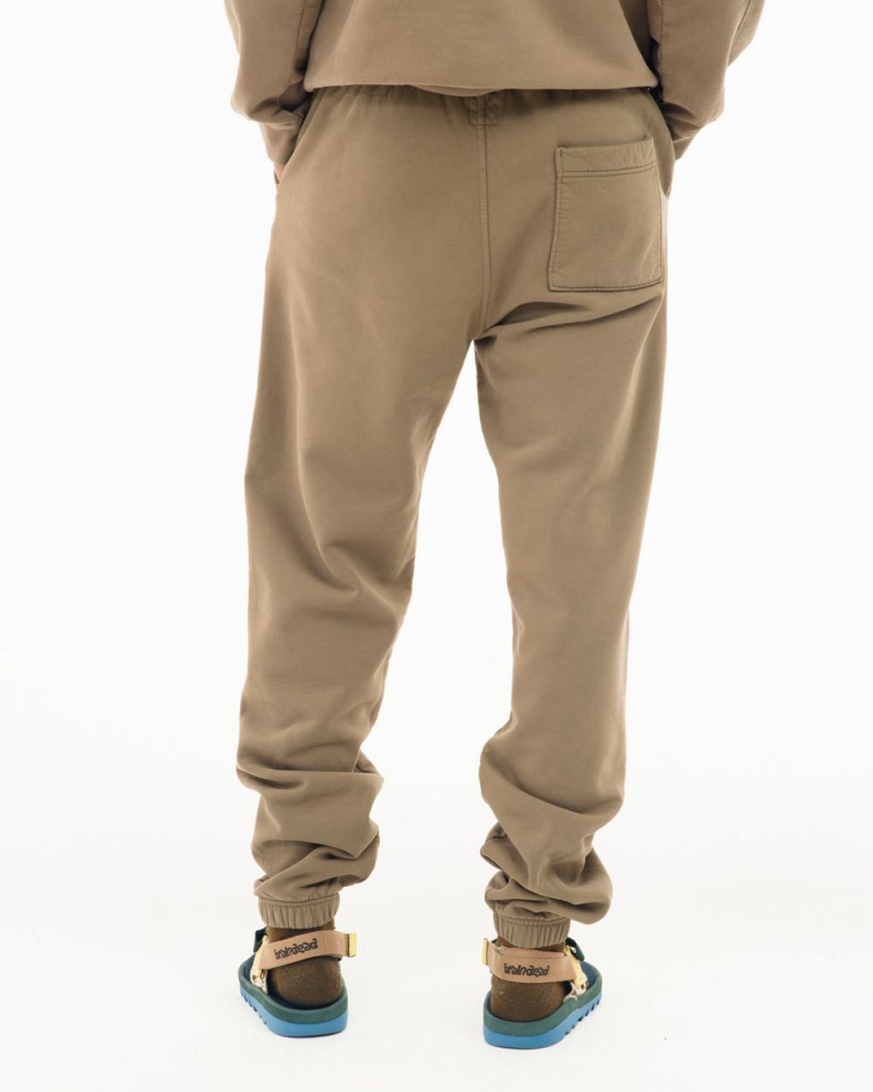 Beige Brain Dead Heavyweight Embroidered Sweat Pant | AU 2379468-OR