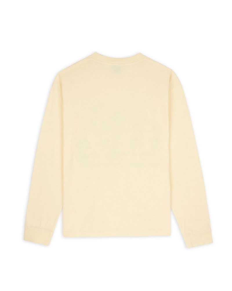 Beige Brain Dead Round Table Long Sleeve T-Shirt | AU 4652781-VN