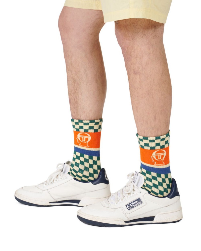 Beige Brain Dead Sergio Tacchini X Socks | AU 3129807-PX