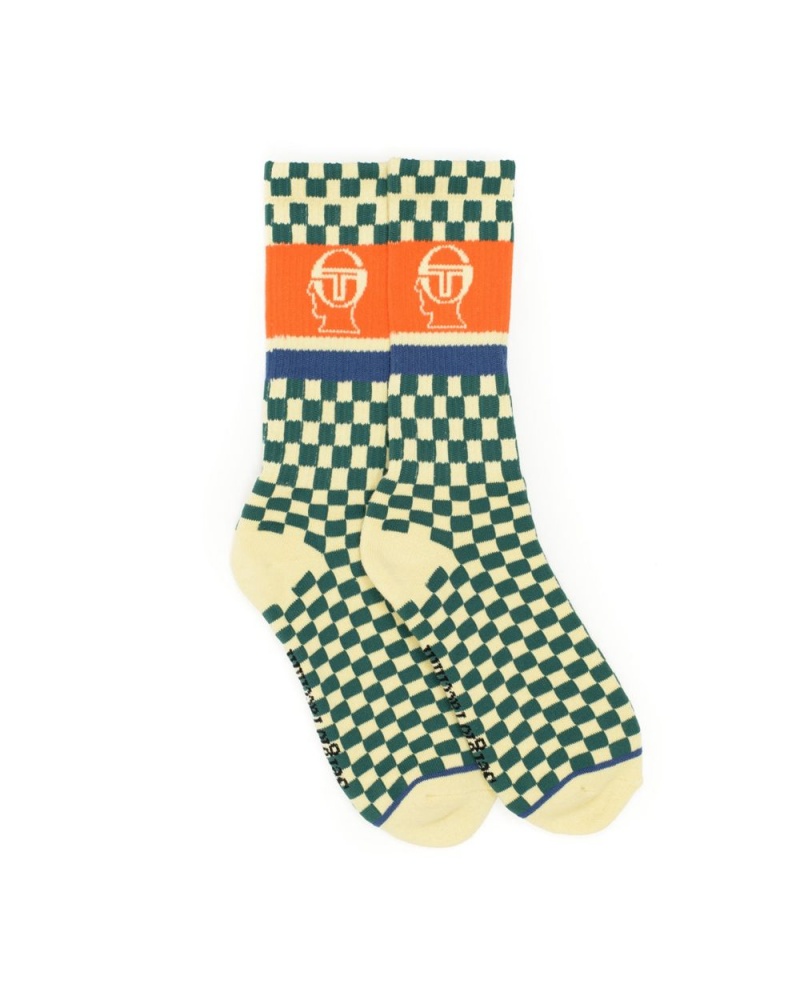 Beige Brain Dead Sergio Tacchini X Socks | AU 3129807-PX