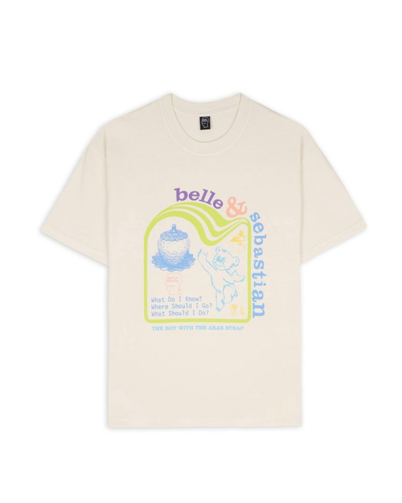 Beige Brain Dead X Belle & Sebastian Boy With The Arab Strap (Tokyo Edition) T-Shirt | AU 3760854-TR