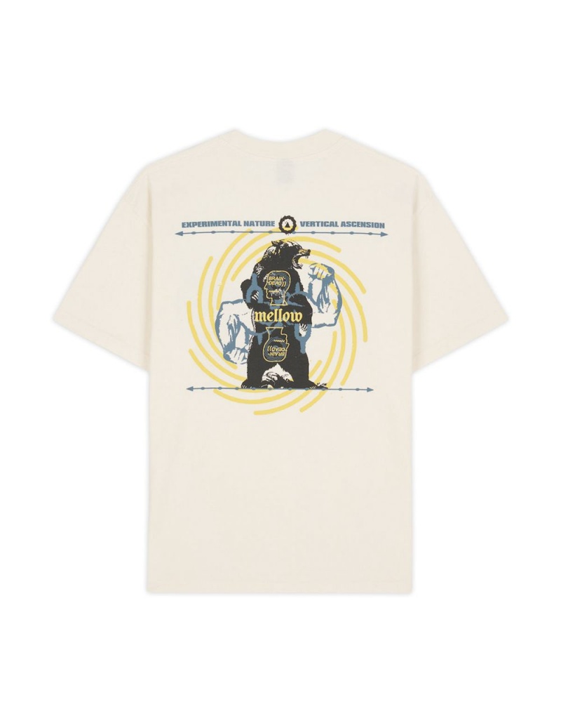 Beige Brain Dead X Mellow Experimental Ascension T-Shirt | AU 8213906-QY