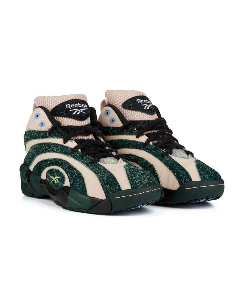 Beige Green Brain Dead Reebok Shaqnosis Shoes | AU 1320685-KC