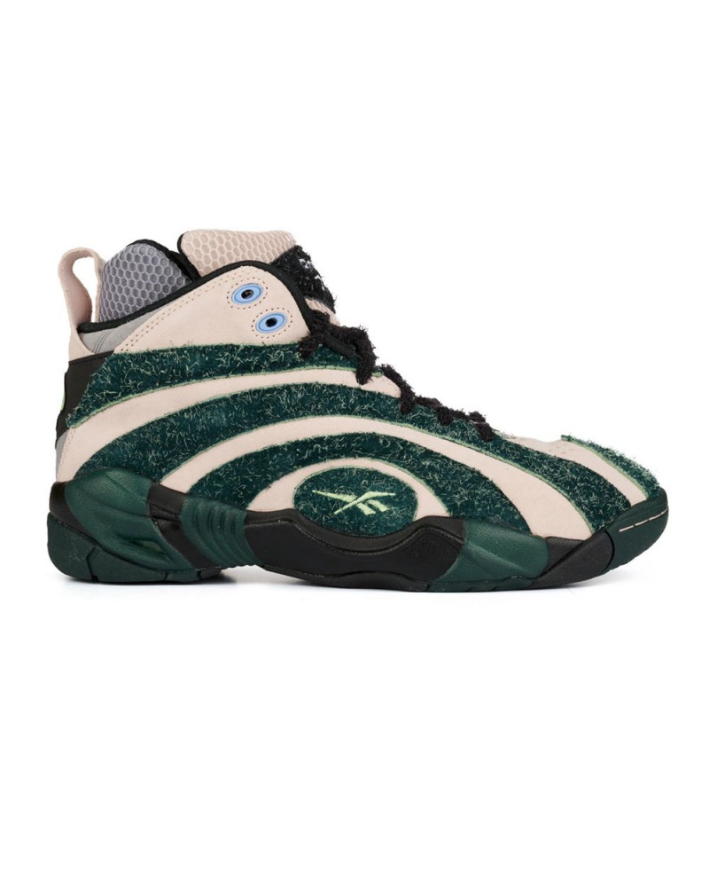 Beige Green Brain Dead Reebok Shaqnosis Shoes | AU 1320685-KC