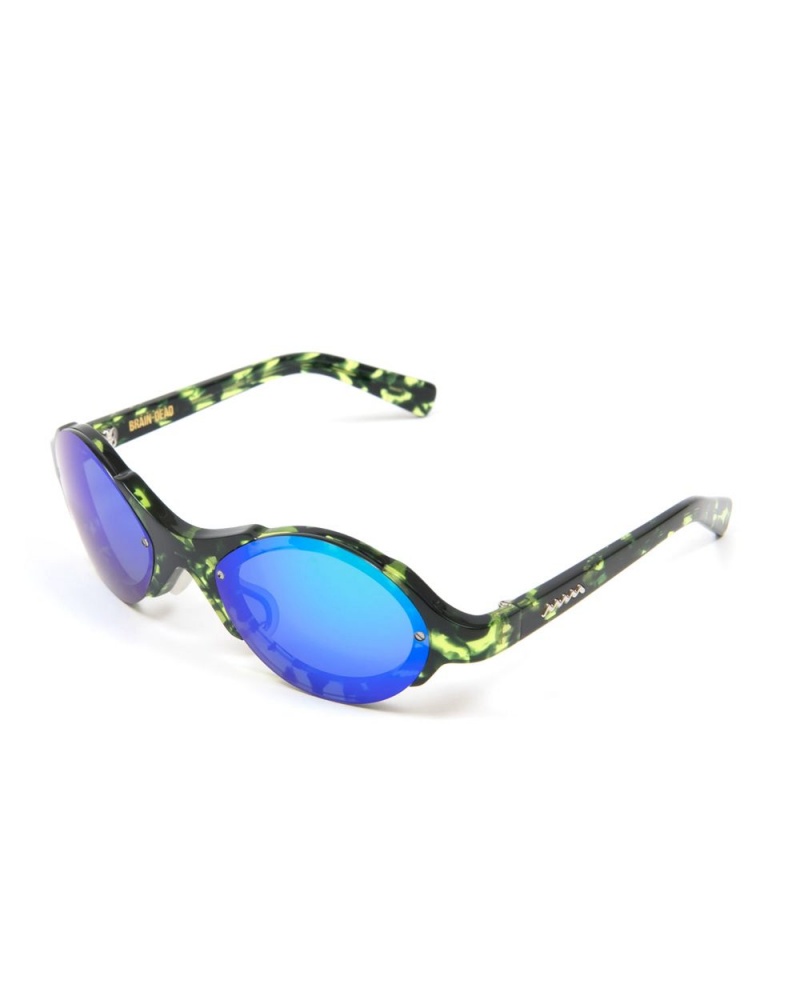 Black Blue Brain Dead Mutant Post Modern Primitive Eye Protection Sunglasses | AU 5269407-YW