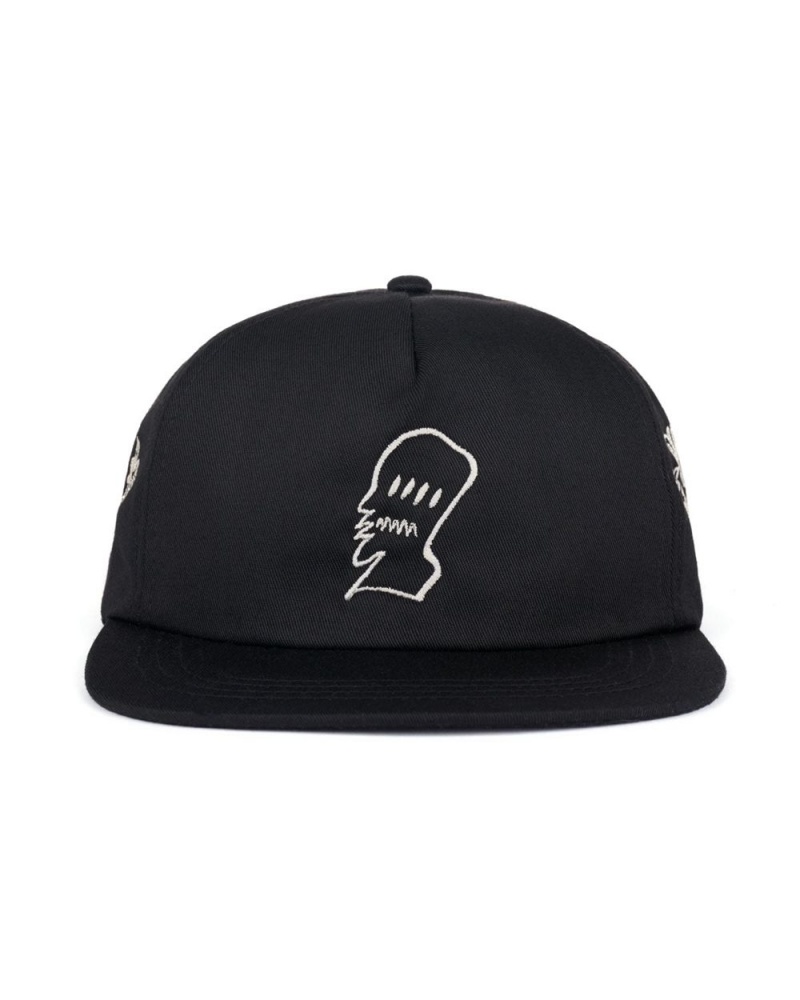 Black Brain Dead 4 Dot Logo Cap | AU 2973856-PF