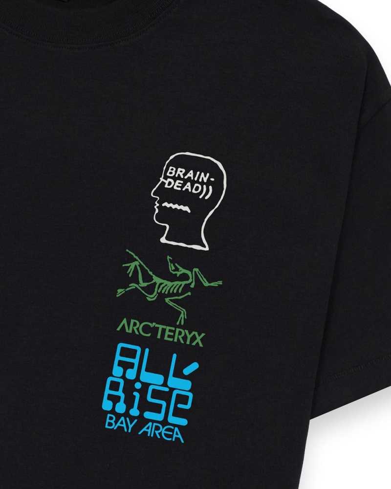 Black Brain Dead All Rise Freedom Of Nature T-Shirt | AU 3428751-SB