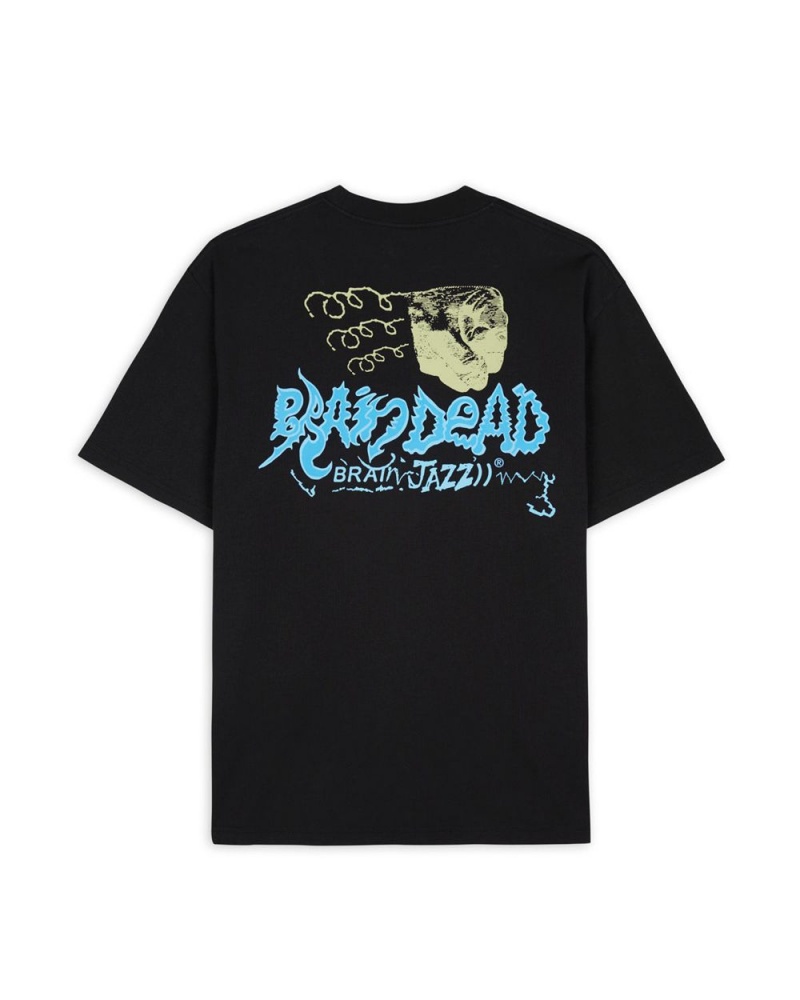 Black Brain Dead Brain Jazz T-Shirt | AU 8579410-OA