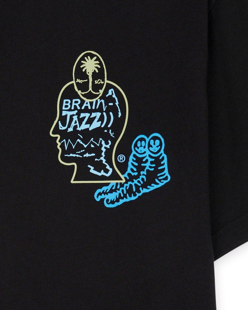 Black Brain Dead Brain Jazz T-Shirt | AU 8579410-OA