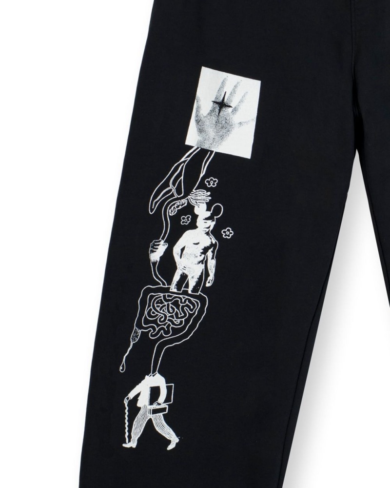 Black Brain Dead Braindead Dreams Sweat Pant | AU 6928453-PS