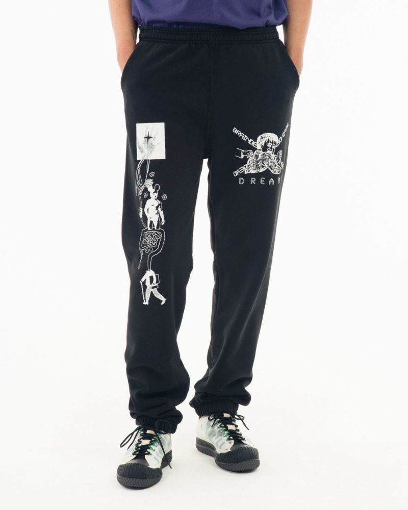 Black Brain Dead Braindead Dreams Sweat Pant | AU 6928453-PS