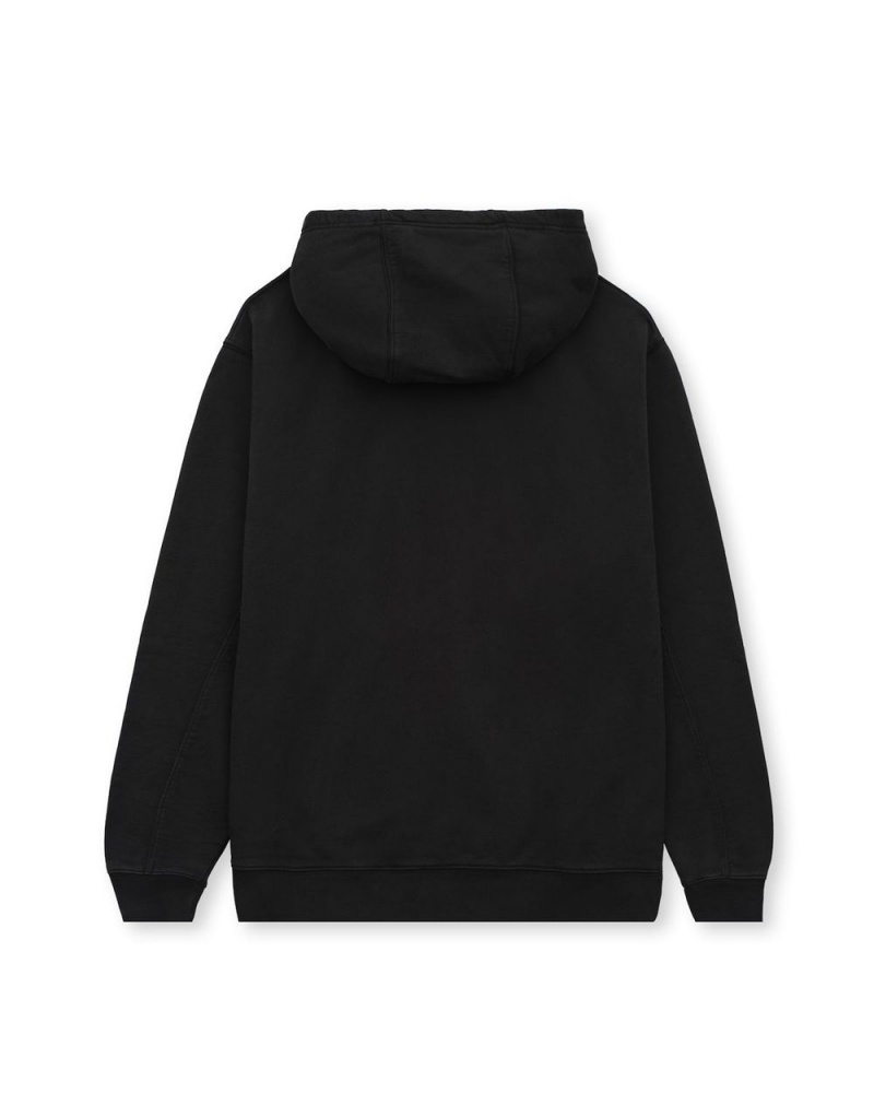 Black Brain Dead Collegiate Zip Up Hoodie | AU 1896230-OV