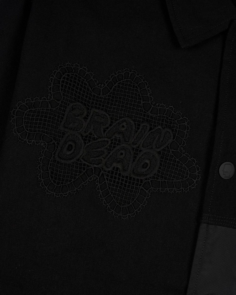 Black Brain Dead Doily Chore Jacket | AU 2736094-WI