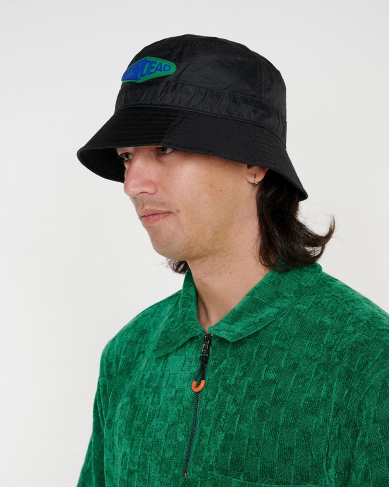 Black Brain Dead Fisheye Cinch Bucket Hat | AU 9528431-FW