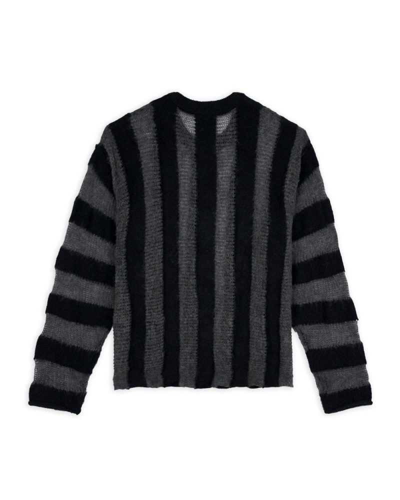 Black Brain Dead Fuzzy Threadbare Sweater | AU 1982453-GF