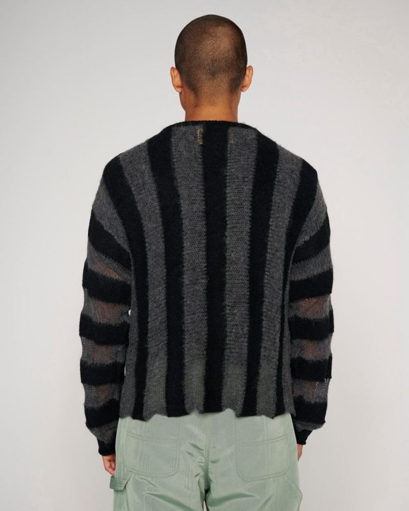 Black Brain Dead Fuzzy Threadbare Sweater | AU 1982453-GF