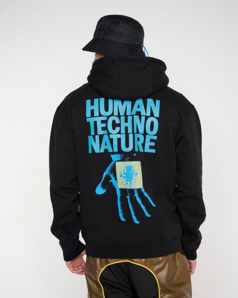 Black Brain Dead Hardware Systems Sweatshirt Hoodie | AU 3128467-QA