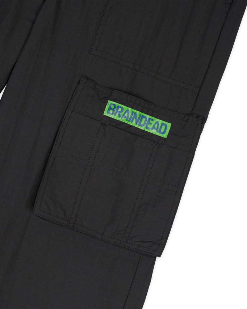 Black Brain Dead Knife Pleat Run Pant | AU 5832146-MH