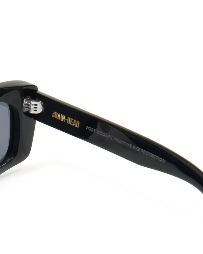 Black Brain Dead Kopelman Post Modern Primitive Eye Protection Sunglasses | AU 6051948-QS