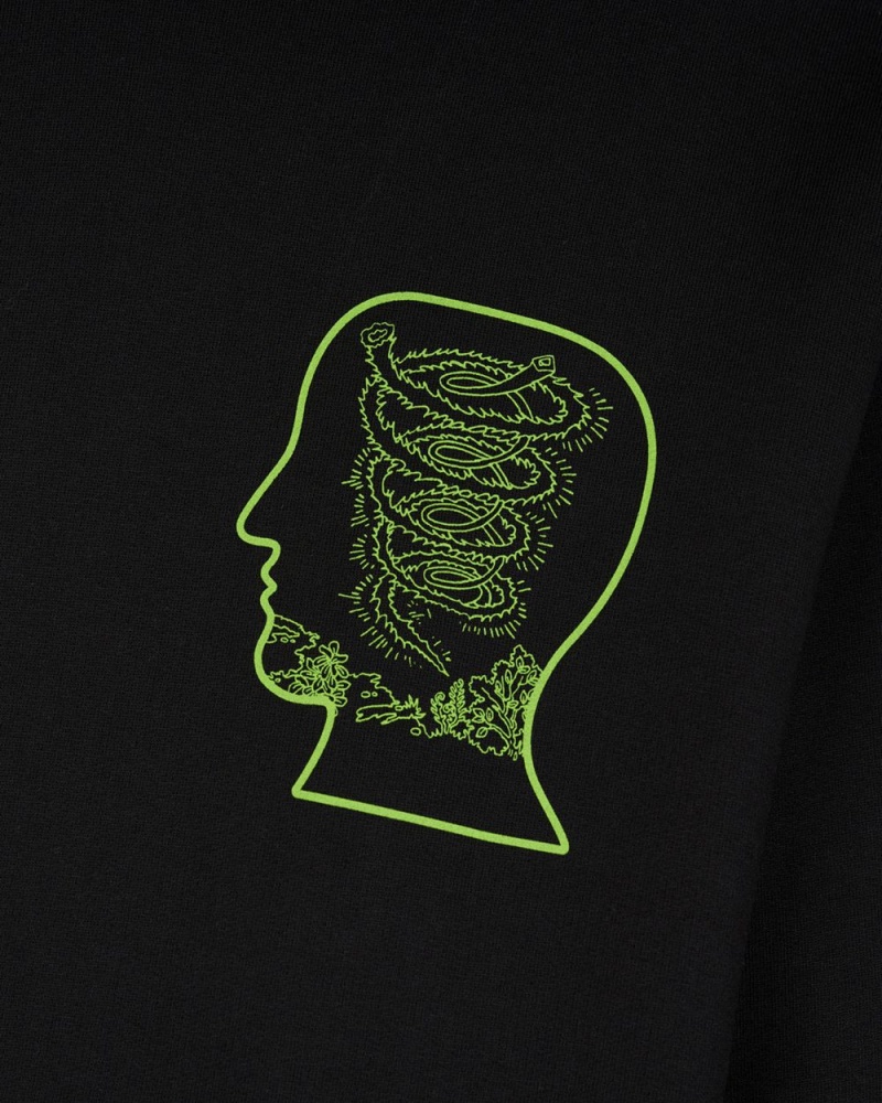 Black Brain Dead Lizard Cowboy Hoodie | AU 6150723-TF