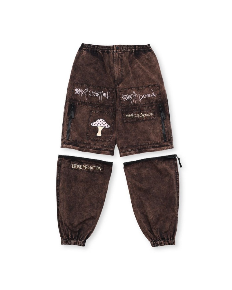 Black Brain Dead Mushroom Utility Pant | AU 6870925-CI