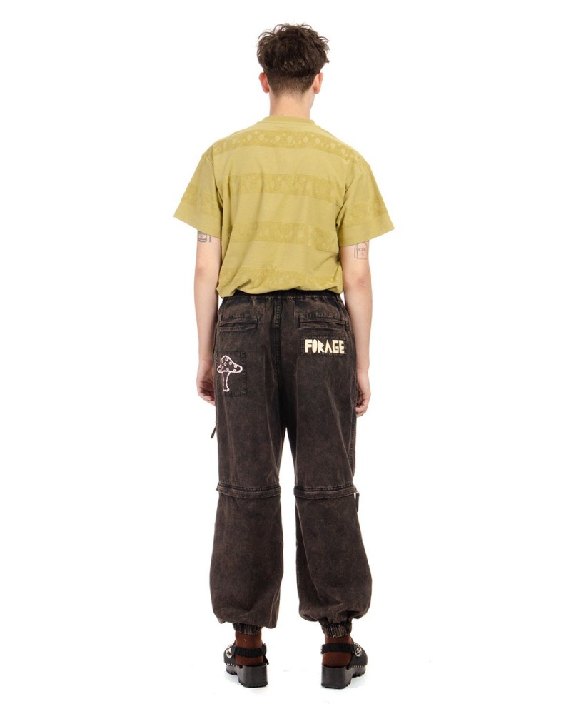 Black Brain Dead Mushroom Utility Pant | AU 6870925-CI