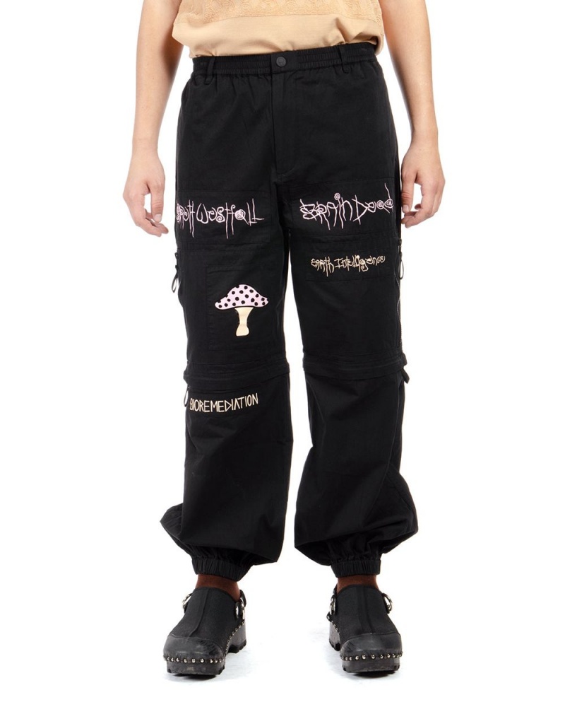 Black Brain Dead Mushroom Utility Pant | AU 1325468-AR