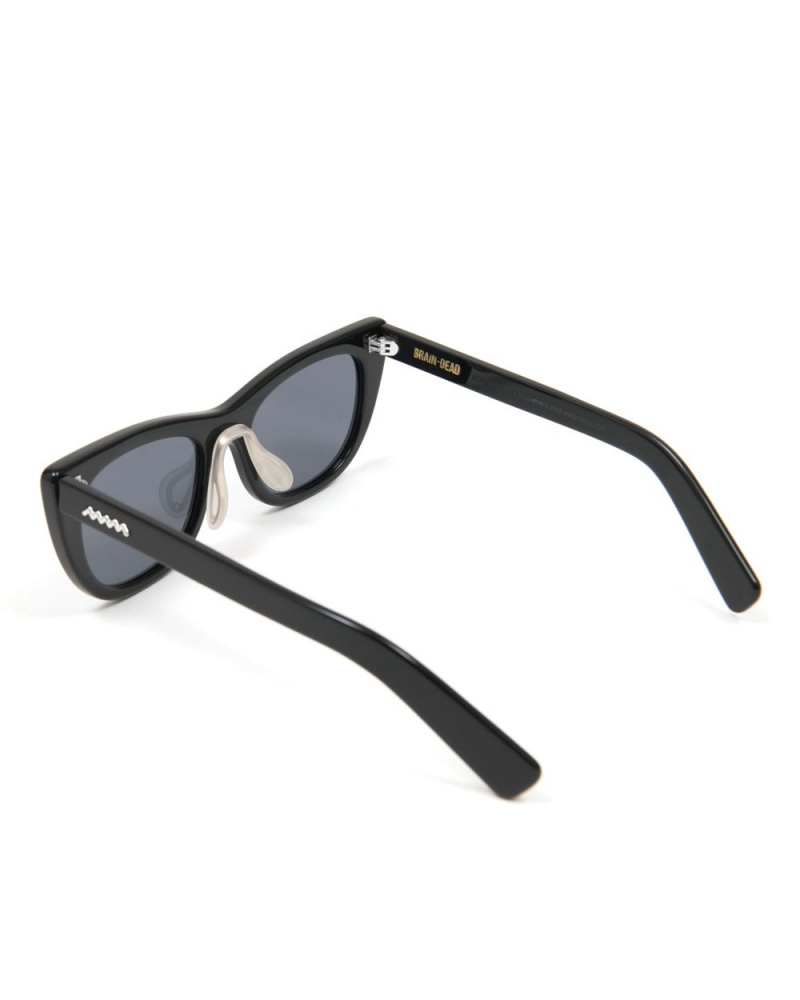 Black Brain Dead Natto Post Modern Primitive Eye Protection Sunglasses | AU 0281793-OP