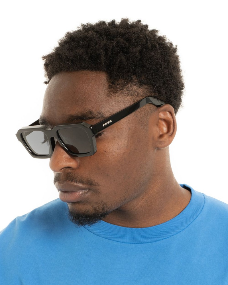 Black Brain Dead Staunton Post Modern Primitive Eye Protection Sunglasses | AU 0541896-KD