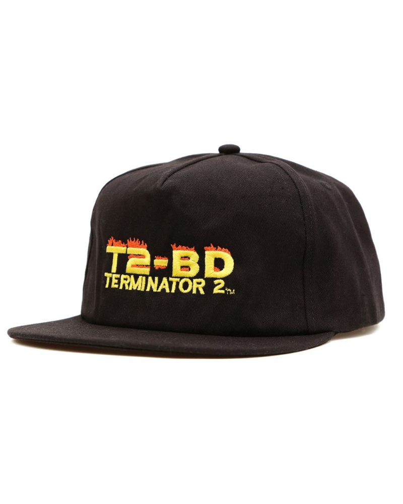 Black Brain Dead Terminator Five Panel Hat | AU 4176853-CT