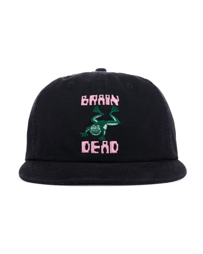 Black Brain Dead Toadman 6 Panel Hat | AU 1260798-ZH